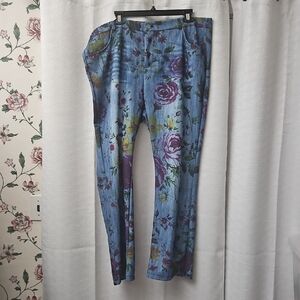 Floral Patterned Pants